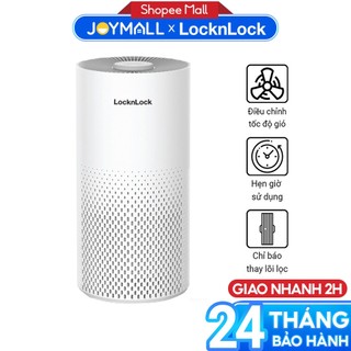 Máy lọc không khí LocknLock ENP126WHT 23W - Hàng chính hãng, lọc 99,5% bụi bẩn cực nhỏ - JoyMall