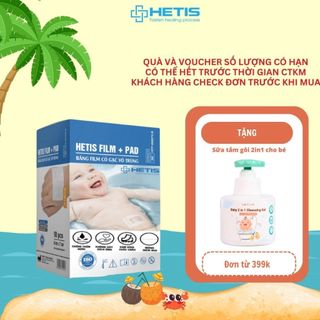 Miếng Dán Rốn Cho Trẻ Tắm HETIS FILM PAD Giúp Bảo Vệ Vết Thương Ngăn Vi Khuẩn