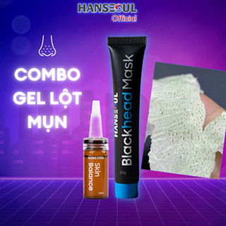 Combo mặt nạ lột mụn Blackhead Mask & serum se khít lỗ chân lông Skin Balankce chuẩn y khoa chính hãng Hanseoul