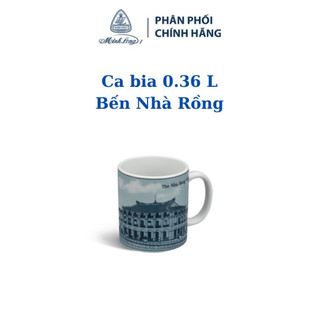 Ca bia 0.36 l - bến nhà rồng - gốm sứ cao cấp minh long i