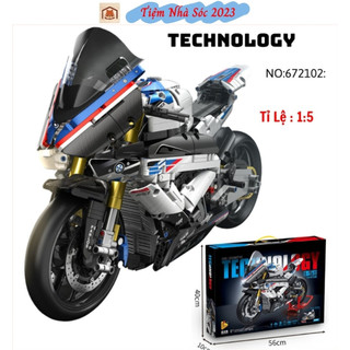 Đồ chơi lắp ráp mô hình xe motor đua phân khối lớn xe ducati panigale 672001 tỷ lệ 1:7.tiệm nhà sóc