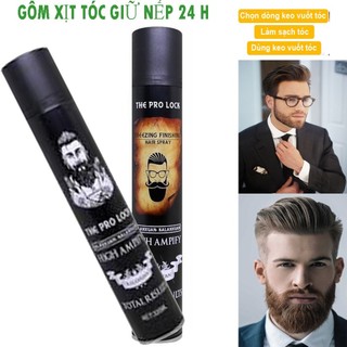 Gôm Xịt Tóc Baber The Pro Lock ( Chai 420ML)