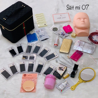 Sét học nối mi chuyên nghiệp - combo nối mi đầy đủ - chất lượng