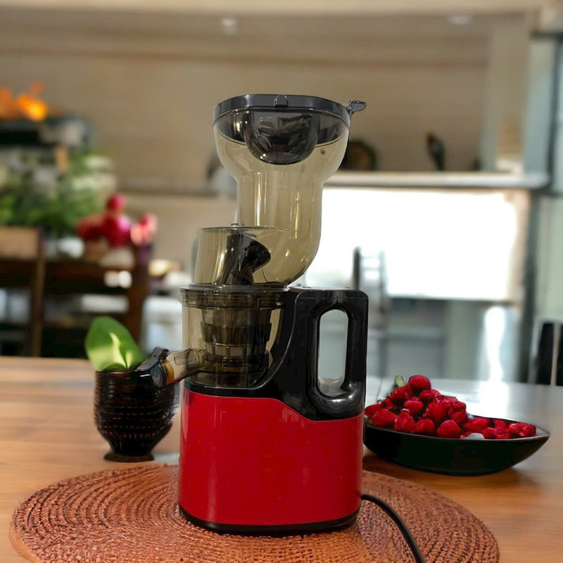 ( Mẫu mới ) Máy ép chậm CAMEL cổ to công suất 200W chất lượng cao, Máy ép quả trái cây rau củ quả, Ép kiệt bã tiện lợi