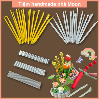 Bộ dụng cụ tạo hình đất sét siêu nhẹ, điêu khắc đất sét