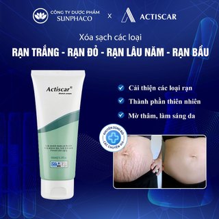 Kem Rạn Da ACTISCAR Hỗ Trợ Làm Mờ Rạn Đỏ, Rạn Trắng, Làm Săn Chắc Cơ Thể follicas