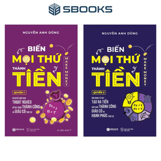 Sách - combo 2 cuốn biến mọi thứ thành tiền - sbooks