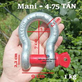 Ma ní U MEGA tải cao - Thép chịu lực [ 4.75 Tấn ]