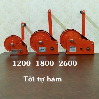 Tời quay tay tự hãm 1200 -1800-2600 lbs