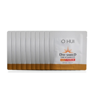 [ date 7/2025] combo 10 gói kem chống nắng Ohui Day Shield Tone Up Sunblock UV Force 1ml_EBISU