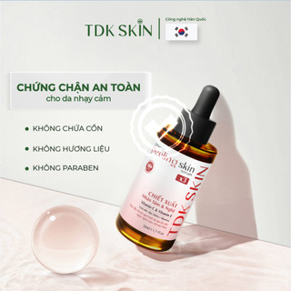 Serum Tái Tạo Da Ginseng Peeling Skin X3 giảm sẹo rỗ , mụn, giảm thâm nám 50ml - TDK SKIN