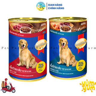 Pate SmartHeart cho chó vị Gà & Bò thơm ngon bổ dưỡng 400g
