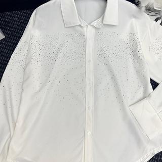 Sơ mi lụa dập Đá xinh cá tính mã a778 Top áo nữ
