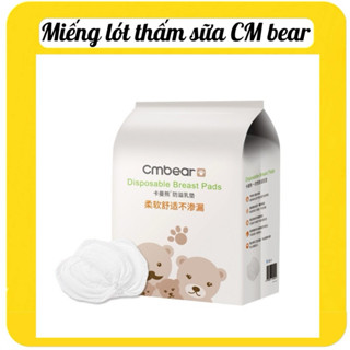 Miếng lót thấm sữa CMBear bịch 108 miếng thấm hút cực tốt, chống tràn tiện lợi cho mẹ