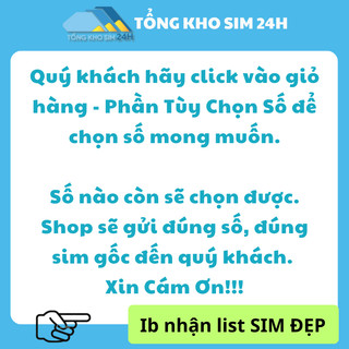 Sim Vinaphone Đầu 08 Số cặp, Số lặp dễ nhớ phong thủy giá rẻ chỉ từ 500K [ĐKCC + ESIM tại Vinaphone]