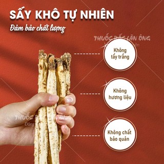 Sa sâm khô 500g, rễ sa sâm bắc, nguyên củ, thái lát, thơm, sạch - Lãn Ông