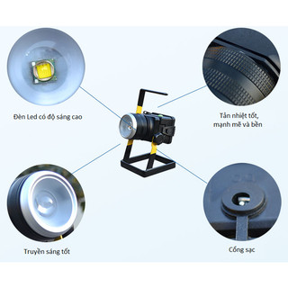 Đèn led S-light siêu sáng sạc điện 30W S802