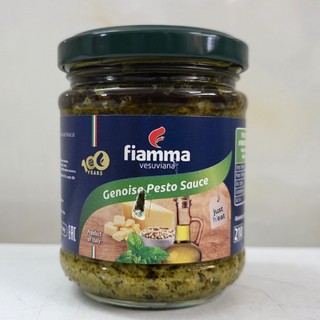 [Lọ 180g] XỐT PESTO HÚNG QUẾ [Italia] FIAMMA Pesto Genovese Sauce (atu)