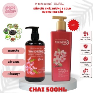 DẦU GỘI DƯỢC LIỆU THÁI DƯƠNG 3 HƯƠNG HOA 480ml (CHÍNH HÃNG SAO THÁI DƯƠNG 100%)