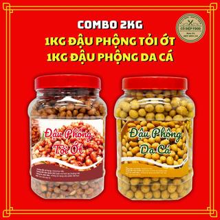 Combo 2kg đậu phộng mix 2 vị