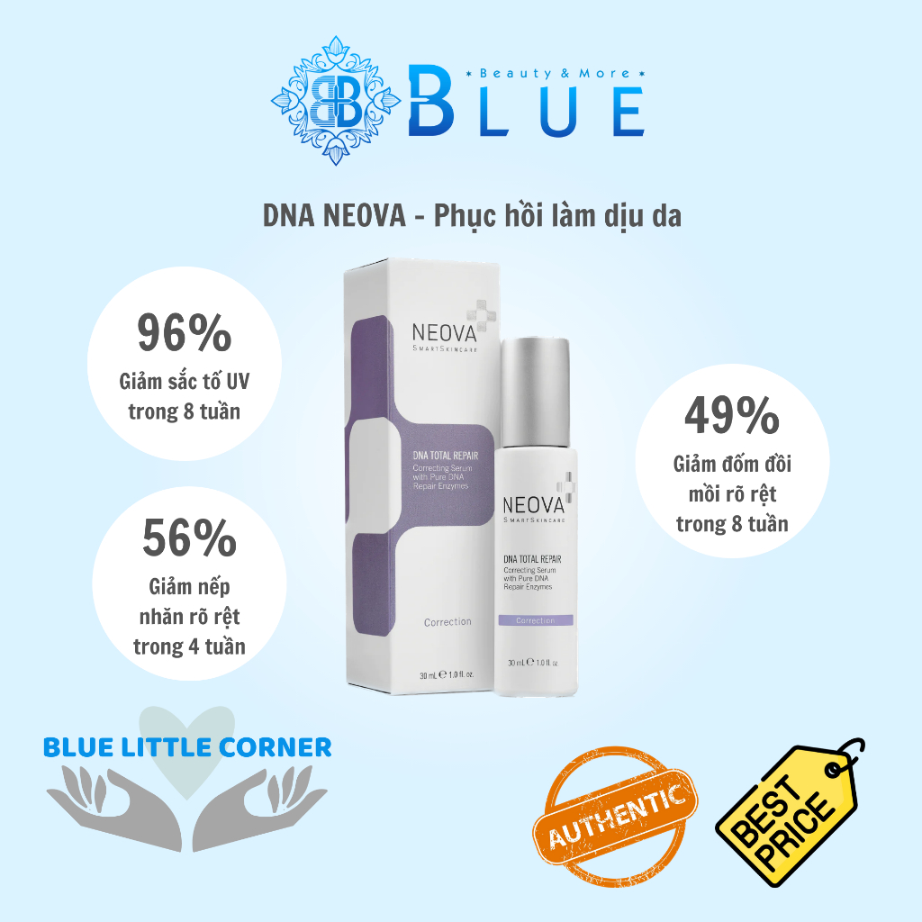 [CHÍNH HÃNG TEM CÔNG TY] Serum chống lão hóa, phục hồi da Neova DNA Total Repair