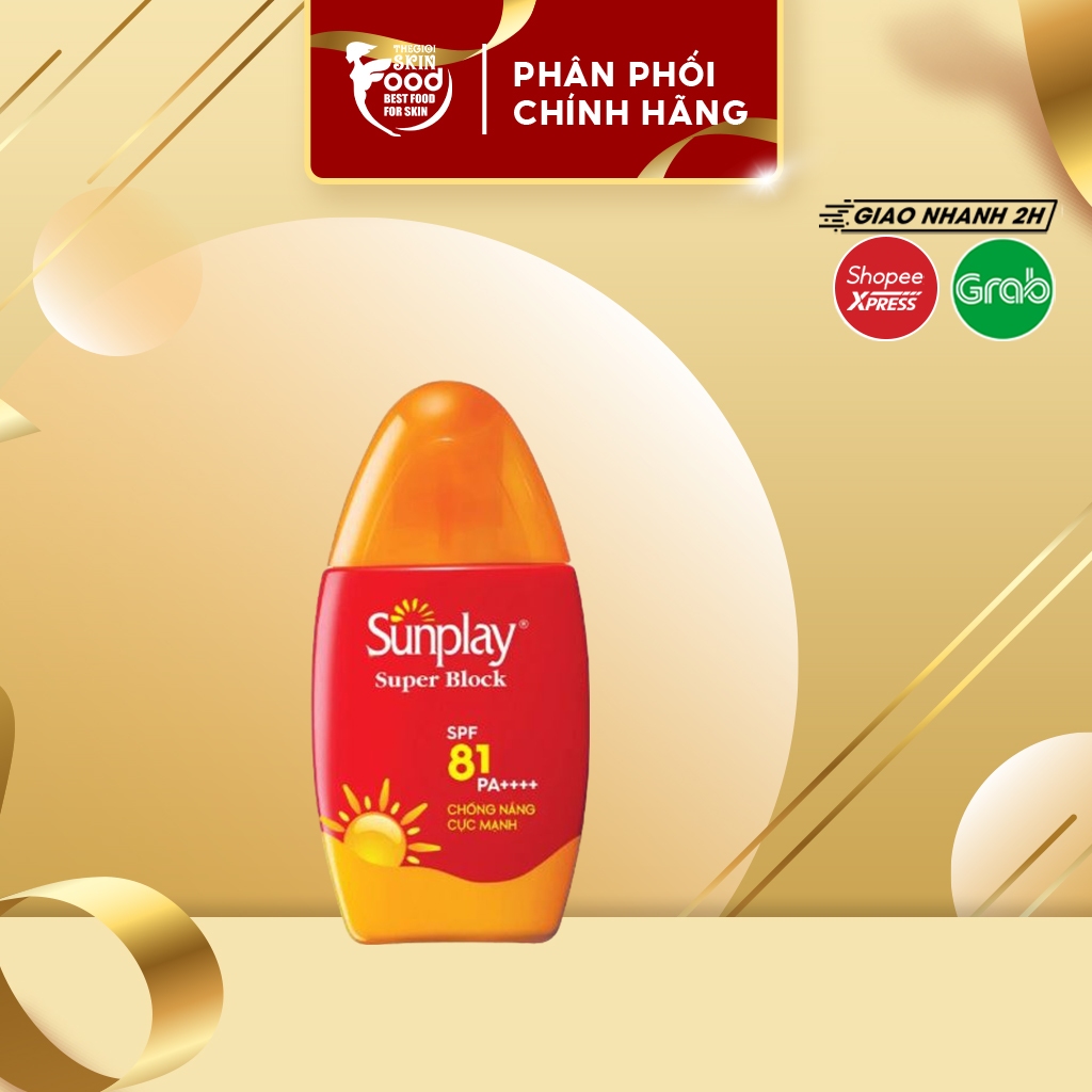[HB Gift] Sunplay Super Block SPF81 - size 30g (HÀNG TẶNG KHÔNG BÁN)