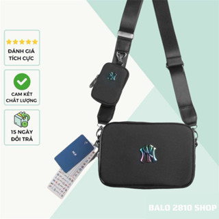 Túi Đeo Chéo MLB NY Nam Nữ Bag Sling Mini Cao Cấp Túi NY MLB Da Si Chống Nước Hai Ngăn Chứa Đồ Thoải Mái Balo 2810 Shop