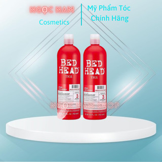 Dầu Gội Xả TiGi Bed Head Phục Hồi Tóc Hư Tổn [ Mùi Hoa Quả Ngọt Ngào] 750ML *2