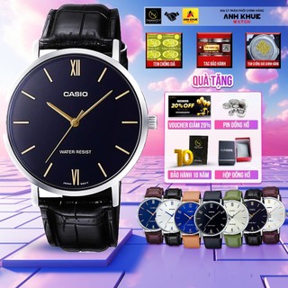 Đồng hồ nam casio mtp-vt01l-1budf – tặng 1 voucher giảm giá 20%, 1 pin đồng hồ, 1 hộp casio & 1 gói bảo hành 10 năm