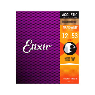 Combo 3 Bộ Dây Đàn Guitar Acoustic Elixir 16544 Nanoweb Phosphor Bronze 11-52
