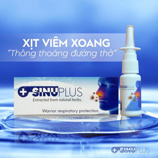 Hàng chính hãng Sinu plus xịt xoang