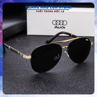 Kính mát nam nữ AUDI CAO CẤP gọng Titan tròng Polaroid phân cực đeo khi lái xe, đi chơi đi biển