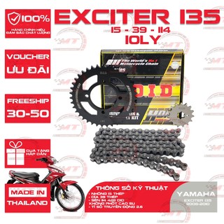 Nhông sên dĩa xe Exciter 135 2009-2010 DID 10 ly