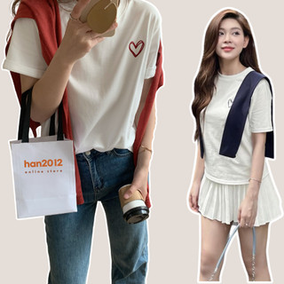 (TẶNG KÈM KHĂN CHOÀNG) Áo thun babytee in tim kèm khăn