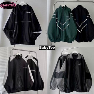 Áo Khoác Dù SYMBOLIC FEAER Nam Nữ Ulzzang Unisex Form Rộng Bomber 2 Lớp Jacket BabyTee