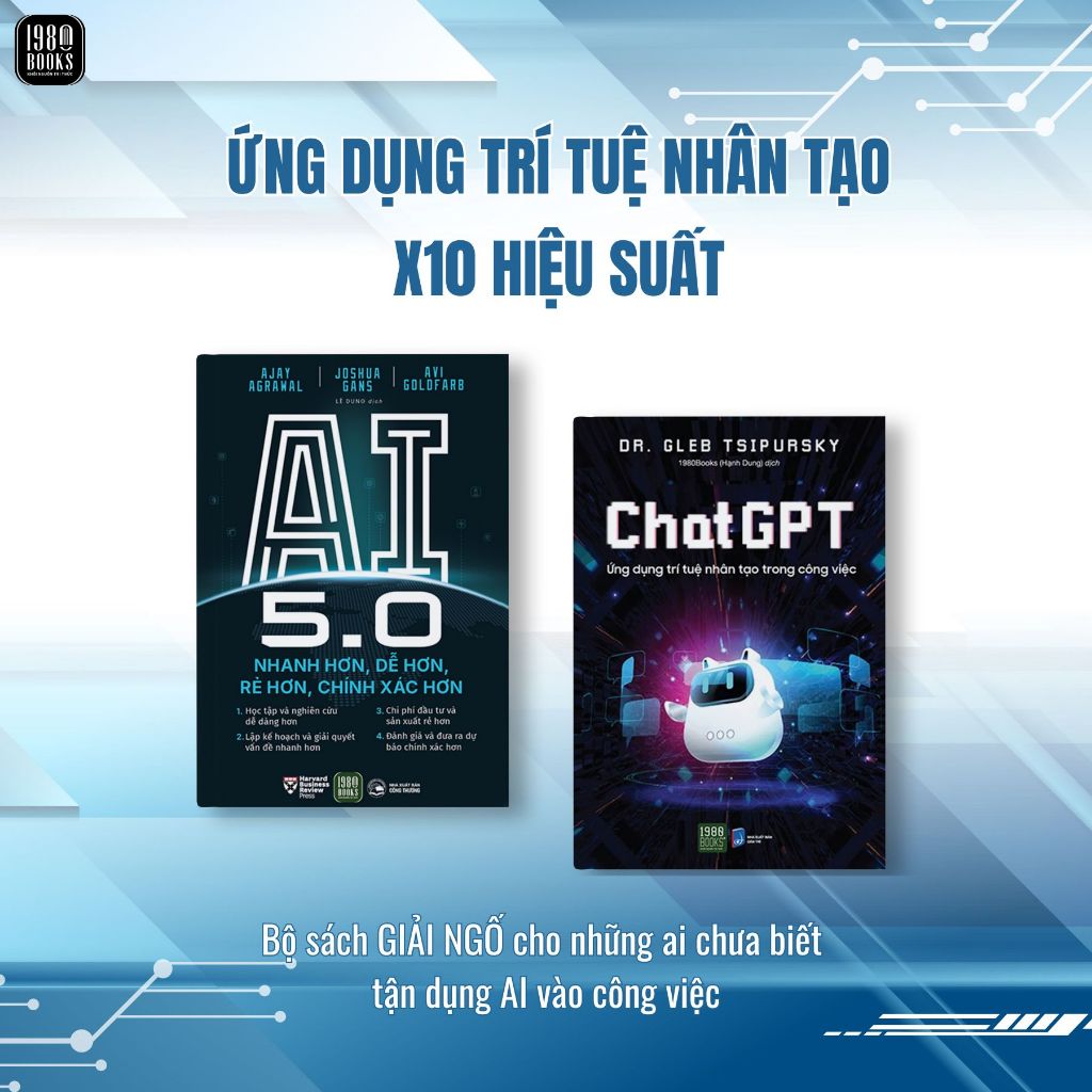 Sách - Combo Chat GPT + AI 5.0