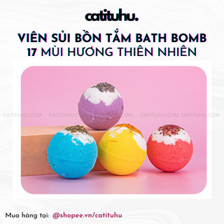 Viên sủi xà phòng thả bồn tắm bath bomb