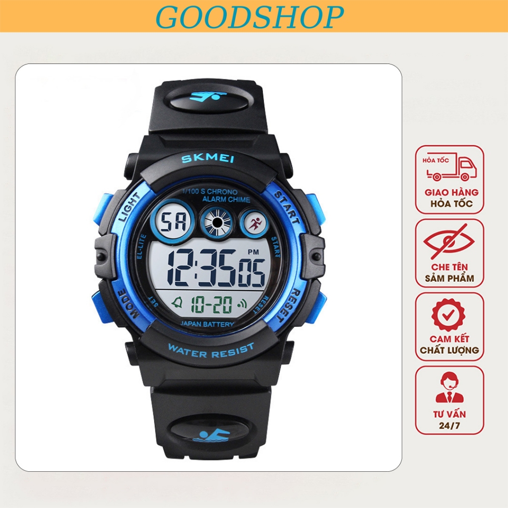 Đồng Hồ Trẻ Em Thể Thao điện tử dây cao su Skmei 1451