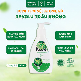 Dung Dịch Vệ Sinh phụ nữ Revolu Trầu không 150ml trầu không, trà xanh, lô hội, collagen thực vật,..