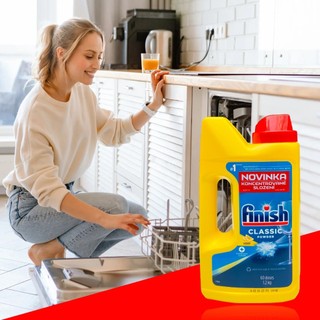 Bột Rửa Chén Bát Hương Chanh Finish Lemon 1kg + Tặng viên rửa bát