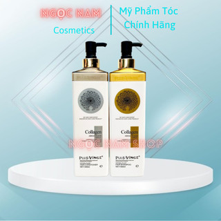 Dầu Gội Xả Vinger Collagen - Phục Hồi, Kích Thích Mọc Tóc 1000ML*2 [ Mẫu Mới Nhất 2021 ]