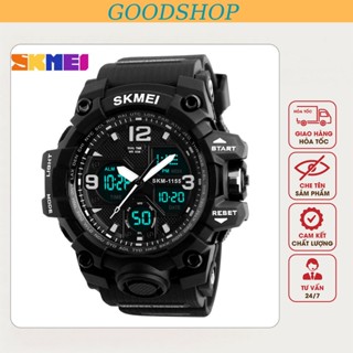 Đồng hồ nam Skmei thể thao dây cao su 1155B