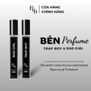 Combo Tinh Dầu Nước Hoa Nam Nữ BÉN Bad Girl x Trap Boy Quyễn Rũ, Mạnh Mẽ, Bí Ẩn 10ml - Dạng Xịt