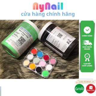 Sét 12 hũ bột Bột Làm hoa Bột Móng nail “random màu “
