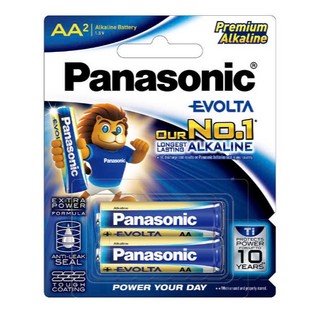 Hộp 12 vỉ pin kiềm aa panasonic evolta - lr6eg/2b vỉ 2 viên