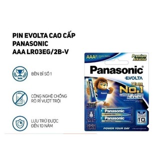 Pin aaa kiềm evolta panasonic lr03eg/2b vỉ 2 viên