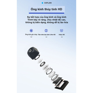Camera lùi AHD cho màn hình Android góc rộng siêu nét(BH 6 tháng)