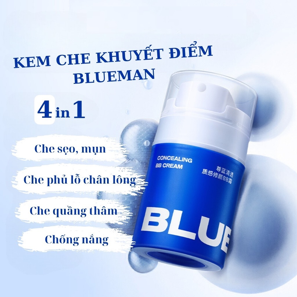 Kem Che Khuyết Điểm Nam Giới BBCREAM Light Makeup, Kem che khuyết điểm cho nam BBCream 50ml