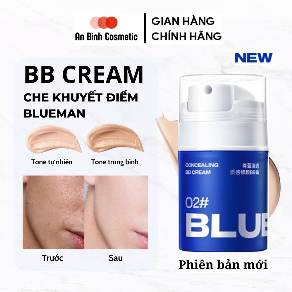 Kem Che Khuyết Điểm Nam Giới BBCREAM Light Makeup, Kem che khuyết điểm cho nam BBCream 50ml