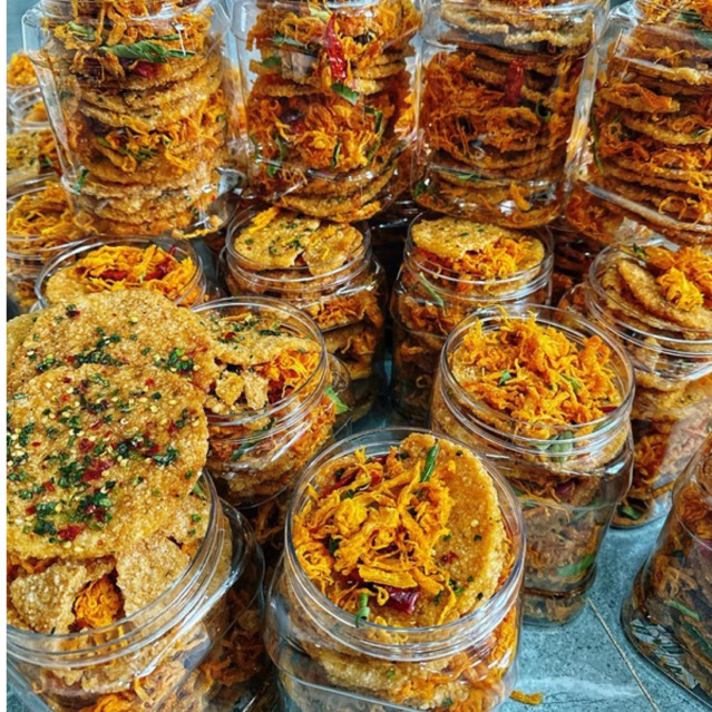 [500gr] Cơm cháy mix khô gà
